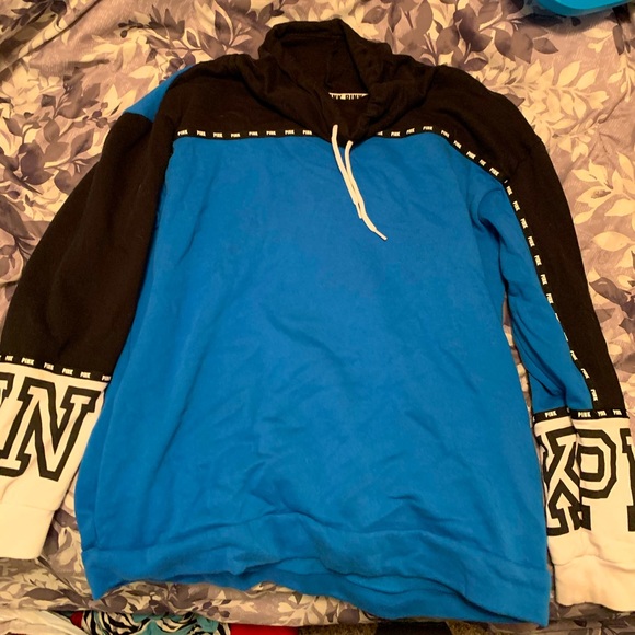 Pink VS Blue Campus Cowl neck Sweater - Picture 1 of 3